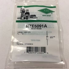  10 NTE NTE5091A Zener Diode, 1 Watt - Lot of 10