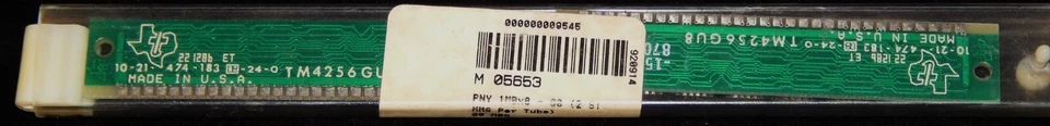 Computer Ram, TEXAS INSTRUMENTS, PNY 1 mb X8, 30Pin Sim X 2 - Image 4 of 4