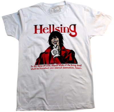 Hellsing Mens Alucard Quote Anime White Shirt New XS, S | eBay
