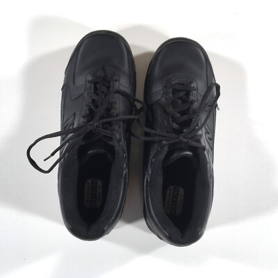 New Balance 576 Sneakers Mens Size 10 4E Wide Width Black Leather MW576BK New Balance 576 Black Leather Walking Comfort Shoes Sneakers  main image 2