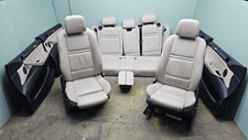 2007-2013 Bmw E70 X5 Front And Rear Leather Seat Seats Door Panel Set Oem