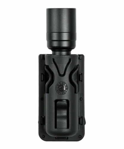 VEGA HOLSTER 8VP63 PORTA TORCIA PILA UNIVE PASSANTE ROTATIVO REGOLABIL 360° NERO