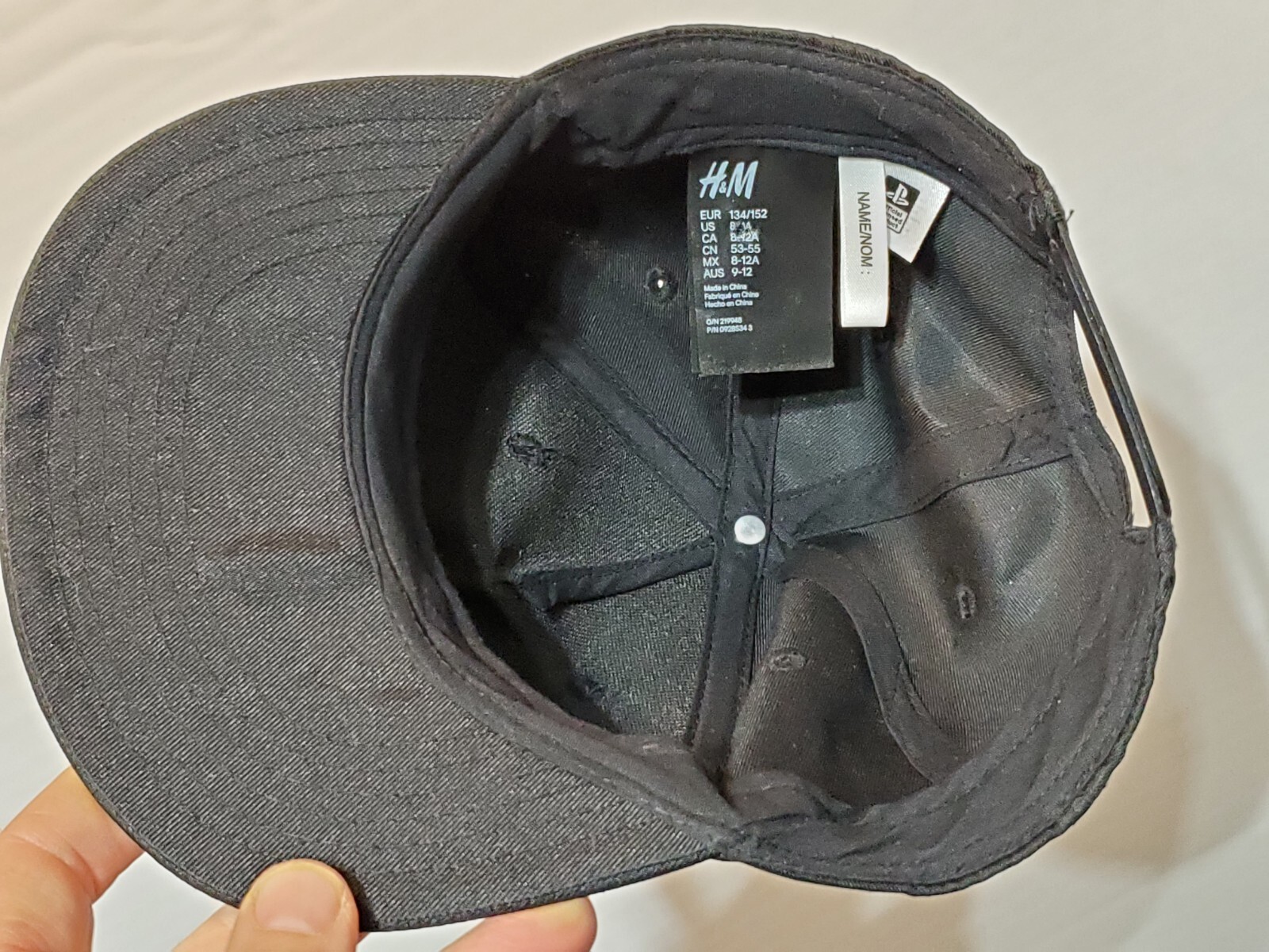 Playstation Hat Cap Baseball Snap Back Black Gold… - image 7