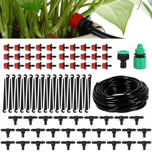 25m Bewasserungssystem Set Diy Garten Dripper Micro Bewasserung Tropfschlauchs Ebay