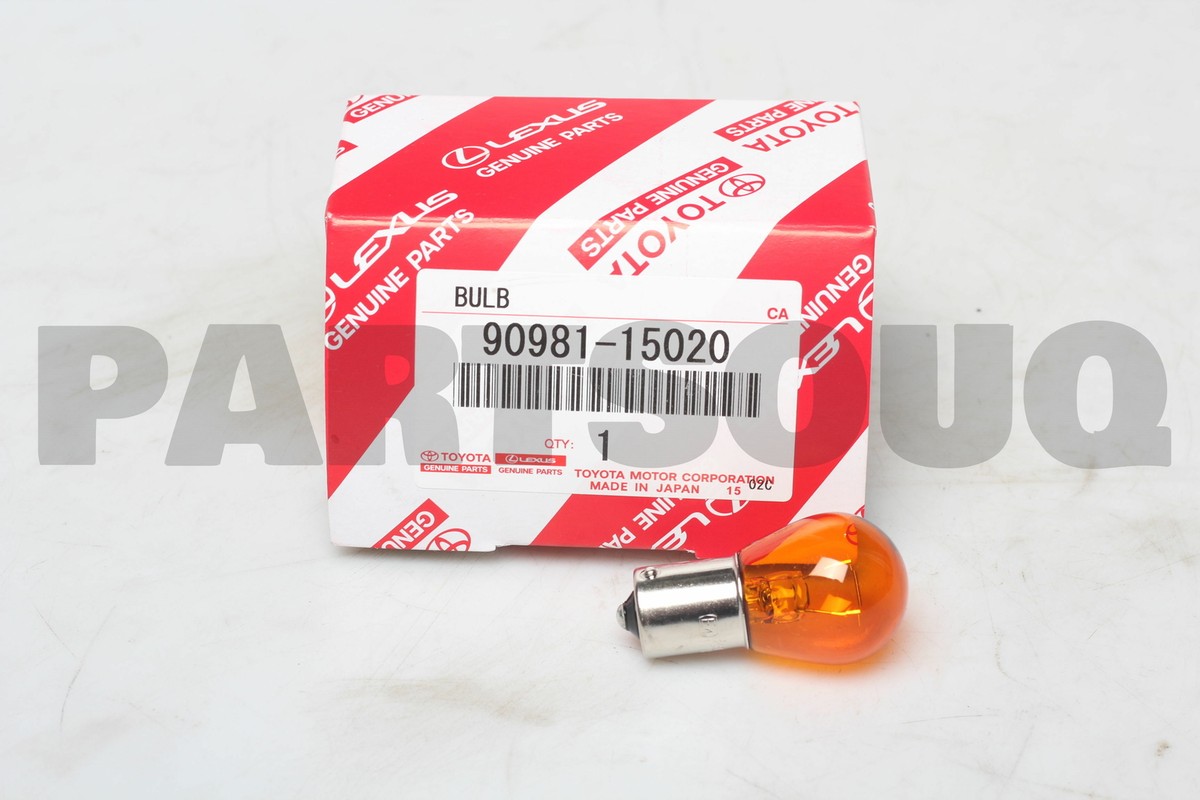 9098115020 Genuine Toyota BULB (FOR FRONT TURN SIGNAL LAMP) 90981 
