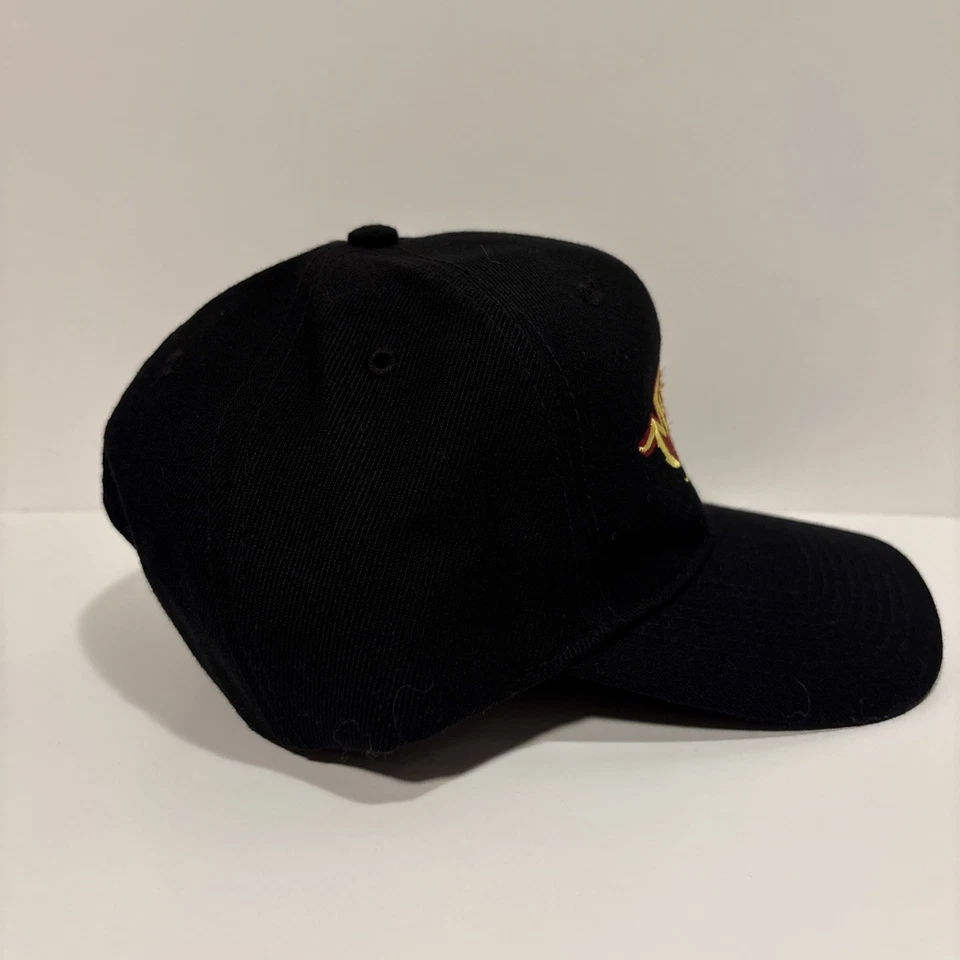 Sombrero vintage Monster Garage negro SnapBack bordado lana y acrílico Foto 3 de 4