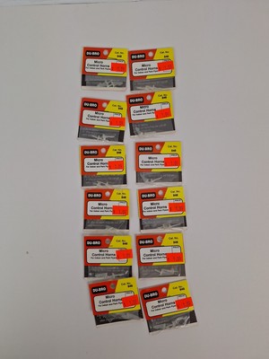Lot of 12: Du-Bro # 848 Micro Control Horns For Indoor and Park Flyers NOS RC