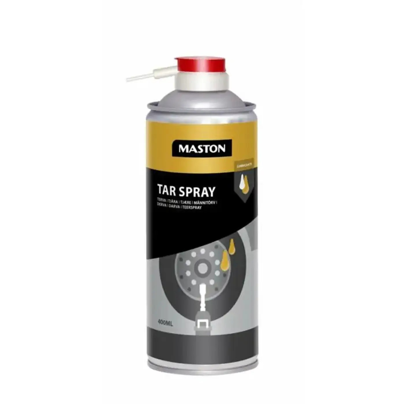 x2 Maston Car-Rep Auto Spray Tar 400ml