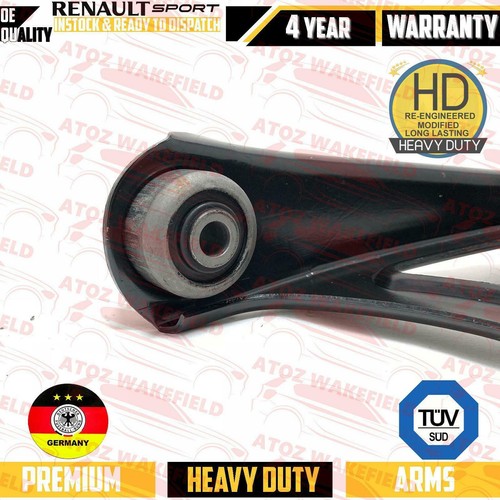 FOR CLIO 2.0 SPORT 172 182 FRONT LOWER CONTROL WISHBONE ARMS BALL JOINTS BUSHES - Picture 7 of 13