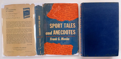 Sport Tales and Anecdotes by Frank G. Menke (A. S. Barnes, 1953) HCDJ