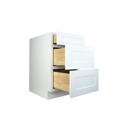 Hollywood Fabiani Design Drawer Base Kitchen Cabinet 24 in. W x 24 in. D x 34...