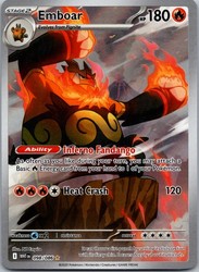 Emboar 098/086 SV: White Flare Illustration Rare Holo