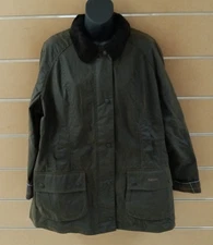 Barbour Classic Beadnell Wax Cotton Women's Jacket Olive LWX0668OL71  US 14 NWI