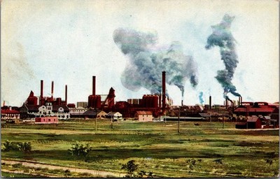 Pueblo CO C. F. & I. Steel Works Postcard 1900s Williamson Haffner