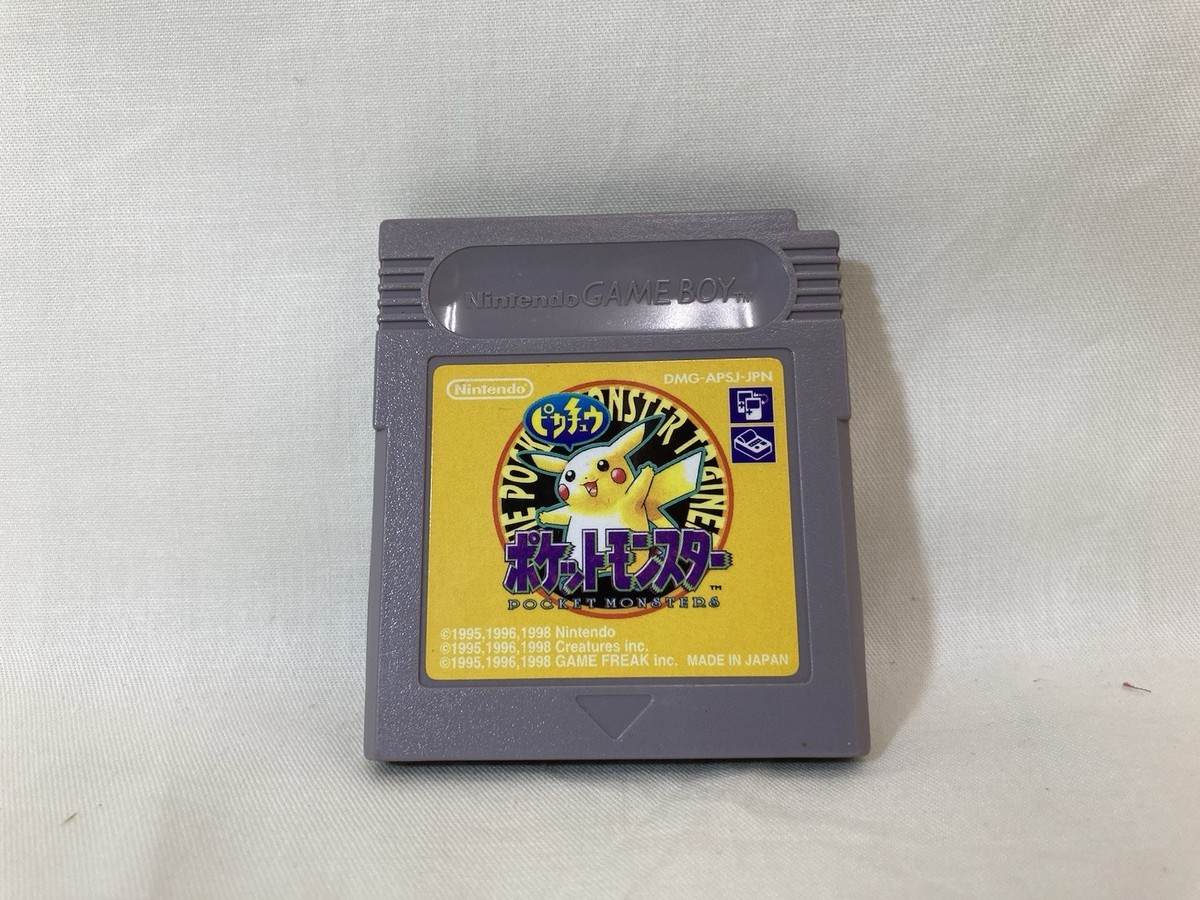 g866]Pokemon Pikachu Yellow GB Nintendo Gameboy From Japan