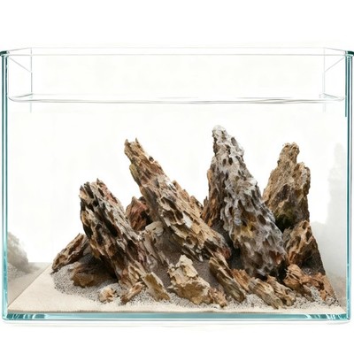 Aquarium Rocks Dragon Stone Natural Hardscape Stone for DIY Aquariums, Fish T...
