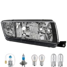 Scheinwerfer rechts Schwarz inkl. Premium Lampen für Skoda Fabia I Combi 6Y5