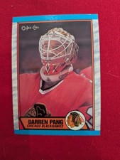1989 O-PEE-CHEE CHICAGO BLACKHAWKS DARREN PANG #31 Hockey Card INVPV1