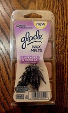 Glade Wax Melts Frosted Lavender Vanilla Collection 8 Wax Melts - RARE