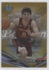 2022-23 Bowman U Best Gold Refractor 7/50 Hunter Cattoor #94 0wv1