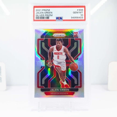 2021 Panini Prizm Jalen Green SILVER RC PSA 10 | Rockets Rookie #306