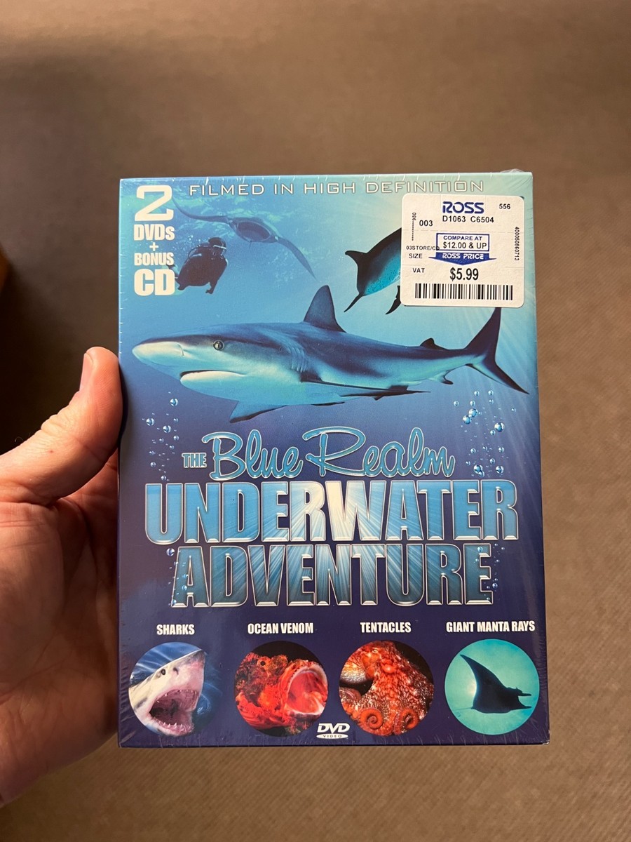 The Blue Realm Underwater Adventure DVD 2-Disc Set & Bonus CD New