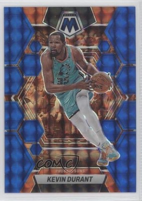 2022-23 Panini Mosaic Blue Mosaic Prizm 18/199 Kevin Durant #126 0c3