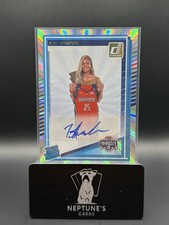 Kiki Iriafen 2025 Donruss WNBA #94 Rated Rookie Auto Holo Laser Mystics
