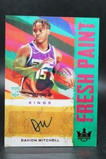 2021 Panini Court Kings Fresh Paint Ruby /99 Davion Mitchell #FP-DML Auto ROOKIE