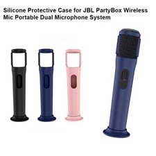 For JBL Wireless Microphone Silicone Protective Cover with Base Mic Protection