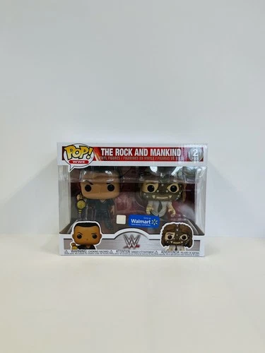 Funko Pop! WWE “The Rock and Mankind”  Walmart Exclusive