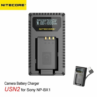 NITECORE USN2 Ladegerät Für Sony NP-BX1