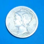1918 Mercury Dime Silver 10C Circulated Business Strike Uncertified US Coin