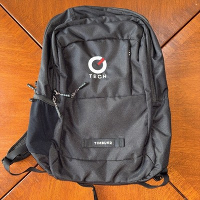 Timbuk2 Parkside Eco Backpack Black Company  Logo Laptop NEW Bag Messenger NWT