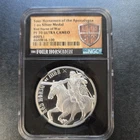 Four Horseman of the Apocalypse Pale Horse of Death NGC PF70 Antiqued
