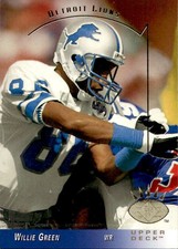 1993 NFL Card # 83 Willie Green Upper Deck
