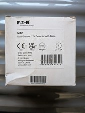 Domestic Smoke and Heat Detector Alarm System, Eaton M12, White