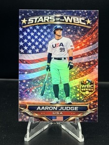 Aaron Judge USA Stars Of The WBC (World Baseball Classic) Fan Card Holo ๐บ๐ธ