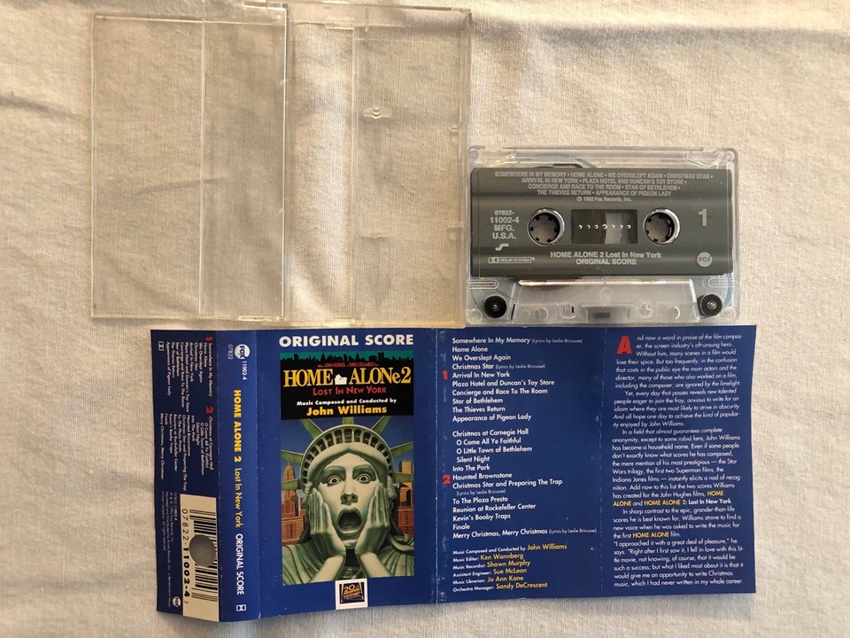 Home Alone 2 Original Score by John Williams (Cassette, 1992) - Image 3 of 4