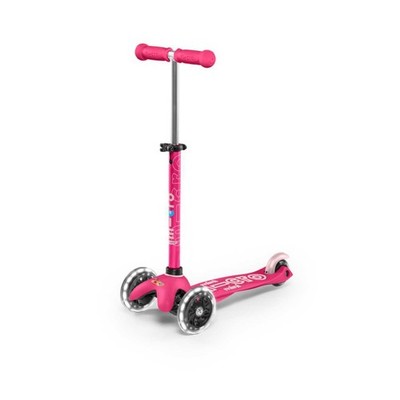 Micro Mini Deluxe LED Pink Kinderroller MMD075