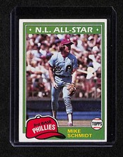 1981 Topps #540 Mike Schmidt