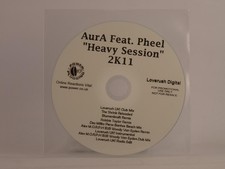 AURA FTPHEEL HEAVY SESSION (E99) 9 Track Promo CD Single including Plastic Sleev