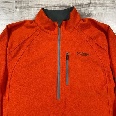 Columbia Titanium Omni Shield Half Zip Fleece Jacket Mens Large