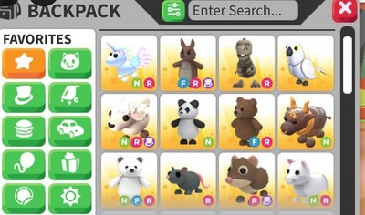 Adopt Me/All Pets Shown