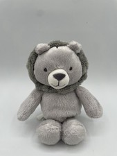 Carters Just One You Baby Lion 8" Lovey Rattle Gray Grey 2017 Plush 67328