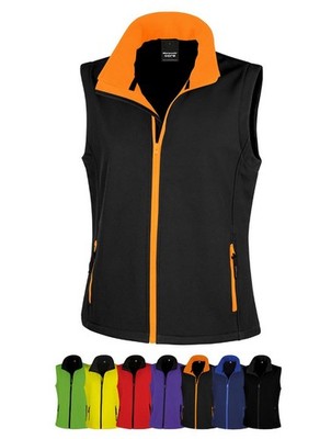 Result SOFTSHELL WESTE Bedruckbarer Damen Soft Shell Bodywarmer S M L XL 2XL NEU