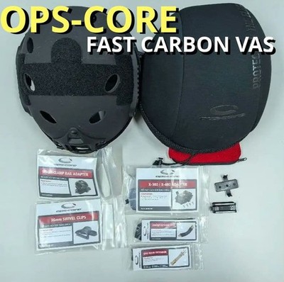 OPS-CORE FAST CARBON Helmet Early Model Black Size L/XL optional storage case