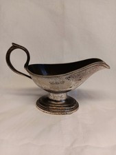 Alte kleine Sauciere, So&szlig;enschale, Hotelsilber, Bohrman 1913