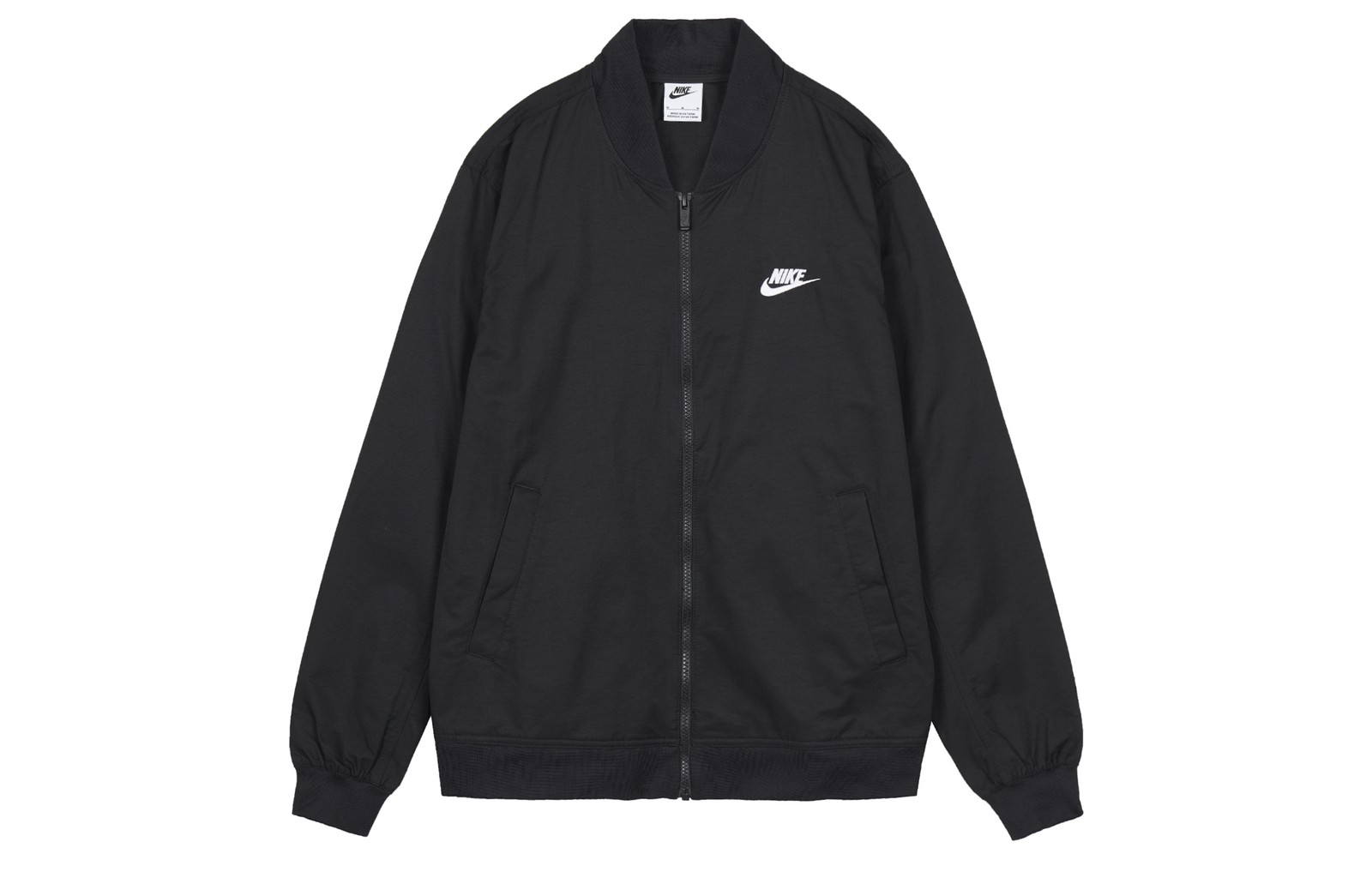 Куртка с длинным рукавом и воротником-стойкой с однотонным логотипом Nike 25890₽