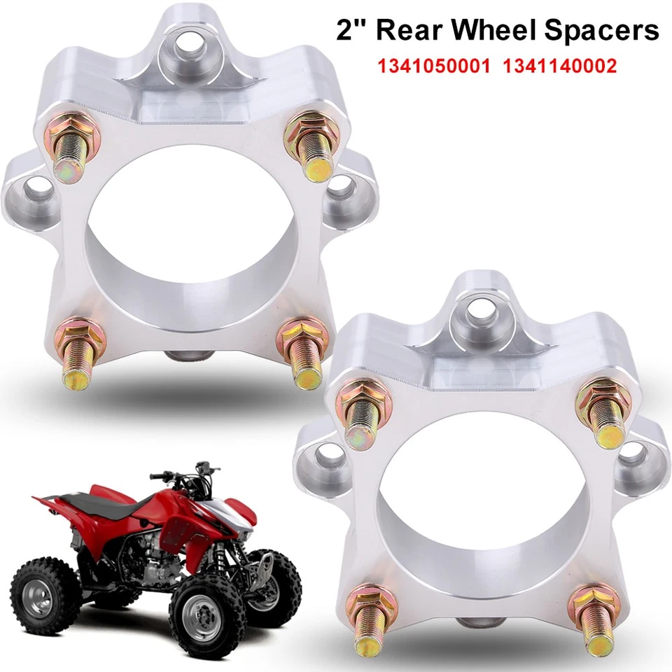 2" Rear Wheel Spacers Pair Racing For 1999-2004 Honda Sportrax 400 Foto 3 de 4